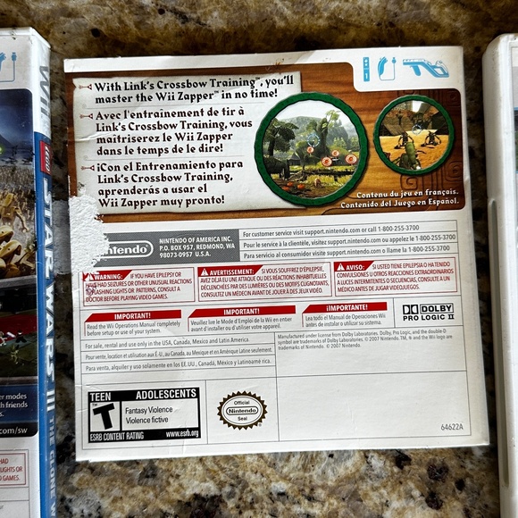 Nintendo Wii Game Bundle, Lego Star Wars, Link's Crossbow Training, Pes 2009 - Picture 5 of 9